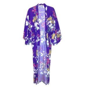 Smithsonian Institution Robe Floral Print (No Tie) M